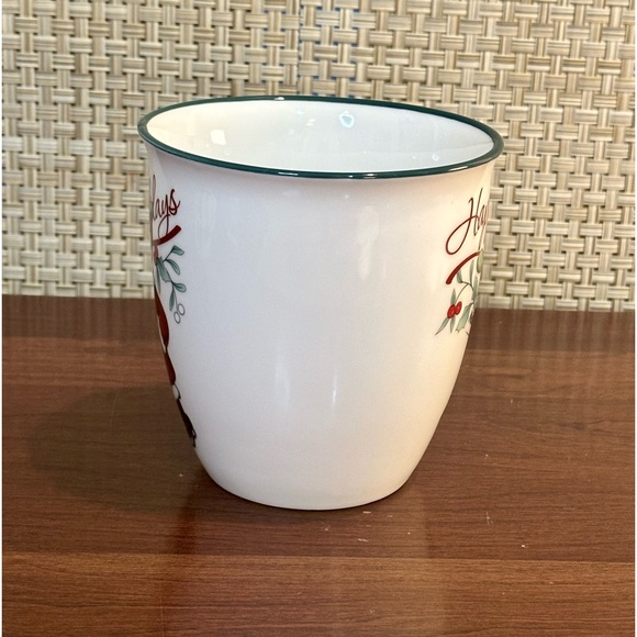 🎄Pfaltzgraff Winterberry Set of 2 XL Porcelain Naughty & Nice Mugs 20 Ounces - Picture 7 of 9